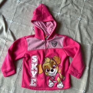 Nickelodeon Paw Patrol Skye Zip Up Sweatshirt 6/6X Girls Youth